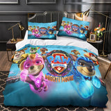 Load image into Gallery viewer, PAW Patrol The Mighty Movie Bedding Set Quilt Duvet Cover Without Filler