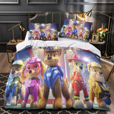 Charger l&#39;image dans la visionneuse de la galerie, PAW Patrol The Movie Bedding Set Kids Quilt Duvet Cover Without Filler