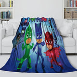 Charger l&#39;image dans la visionneuse de la galerie, PJ Masks Blanket Kids Flannel Throw Room Decoration
