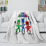 Charger l&#39;image dans la visionneuse de la galerie, PJ Masks Blanket Kids Flannel Throw Room Decoration