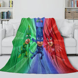 Charger l&#39;image dans la visionneuse de la galerie, PJ Masks Blanket Kids Flannel Throw Room Decoration