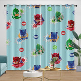 Charger l&#39;image dans la visionneuse de la galerie, PJ Masks Curtains Kids Blackout Window Drapes Room Decoration