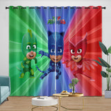 Charger l&#39;image dans la visionneuse de la galerie, PJ Masks Curtains Kids Blackout Window Drapes Room Decoration