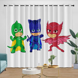 Charger l&#39;image dans la visionneuse de la galerie, PJ Masks Curtains Pattern Blackout Window Drapes Room Decoration