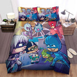 Charger l'image dans la visionneuse de la galerie, PJ Masks Duvet Cover Pattern Kids Bedding Sets Without Filler