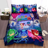 Charger l'image dans la visionneuse de la galerie, PJ Masks Duvet Cover Pattern Kids Bedding Sets Without Filler