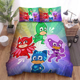 Charger l'image dans la visionneuse de la galerie, PJ Masks Duvet Cover Pattern Kids Bedding Sets Without Filler