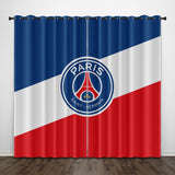 Load image into Gallery viewer, Paris Saint-Germain Football Club Curtains Pattern Blackout Window Drapes