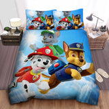 Charger l'image dans la visionneuse de la galerie, Paw Patro Sky Background Bedding Set Duvet Covers Without Filler