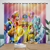Charger l'image dans la visionneuse de la galerie, Paw Patrol Mighty Pups Curtains Pattern Blackout Window Drapes Room Decoration