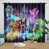 Charger l'image dans la visionneuse de la galerie, Paw Patrol Mighty Pups Curtains Pattern Blackout Window Drapes Room Decoration