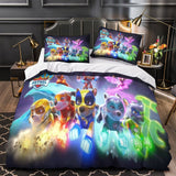 Charger l'image dans la visionneuse de la galerie, Paw Patrol Mighty Pups Duvet Cover Bedding Set Without Filler