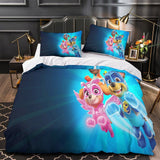 Charger l'image dans la visionneuse de la galerie, Paw Patrol Mighty Pups Duvet Cover Bedding Set Without Filler