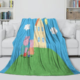 Charger l&#39;image dans la visionneuse de la galerie, Peppa Pig Blanket Flannel Throw Room Decoration