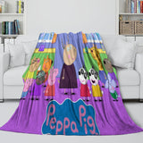 Charger l&#39;image dans la visionneuse de la galerie, Peppa Pig Blanket Flannel Throw Room Decoration