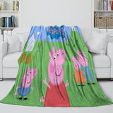 Charger l&#39;image dans la visionneuse de la galerie, Peppa Pig Blanket Flannel Throw Room Decoration