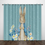 Load image into Gallery viewer, Peter Rabbit Curtains Pattern Blackout Window Drapes