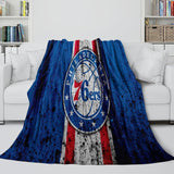 Charger l&#39;image dans la visionneuse de la galerie, Philadelphia 76ers Blanket Flannel Fleece Throw Room Decoration