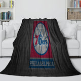 Charger l&#39;image dans la visionneuse de la galerie, Philadelphia 76ers Blanket Flannel Fleece Throw Room Decoration