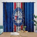 Load image into Gallery viewer, Philadelphia 76ers Curtains Blackout Window Drapes Room Decoration