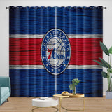 Load image into Gallery viewer, Philadelphia 76ers Curtains Blackout Window Drapes Room Decoration