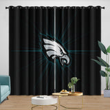 Charger l'image dans la visionneuse de la galerie, Philadelphia Eagles Curtains Blackout Window Drapes Kids Room Decoration