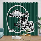 Charger l'image dans la visionneuse de la galerie, Philadelphia Eagles Curtains Blackout Window Drapes Kids Room Decoration