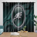 Charger l'image dans la visionneuse de la galerie, Philadelphia Eagles Curtains Blackout Window Drapes Kids Room Decoration