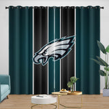 Charger l&#39;image dans la visionneuse de la galerie, Philadelphia Eagles Curtains Blackout Window Drapes Room Decoration