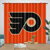 Charger l&#39;image dans la visionneuse de la galerie, Philadelphia Flyers Curtains Blackout Window Drapes Room Decoration