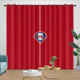 Charger l&#39;image dans la visionneuse de la galerie, Philadelphia Phillies Curtains Blackout Window Drapes Room Decoration