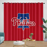 Charger l&#39;image dans la visionneuse de la galerie, Philadelphia Phillies Curtains Blackout Window Drapes Room Decoration
