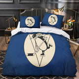 Charger l&#39;image dans la visionneuse de la galerie, Pittsburgh Penguins Bedding Set Quilt Duvet Cover Without Filler