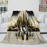 Load image into Gallery viewer, Pittsburgh Penguins Blanket Flannel Throw Kids Room Decoration