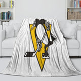 Load image into Gallery viewer, Pittsburgh Penguins Blanket Flannel Throw Kids Room Decoration