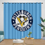 Load image into Gallery viewer, Pittsburgh Penguins Curtains Blackout Window Drapes Room Decoration