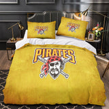 Load image into Gallery viewer, Pittsburgh Pirates Bedding Set Quilt Cover Without Filler
