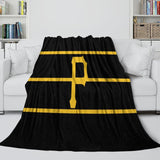 Load image into Gallery viewer, Pittsburgh Pirates Blanket Flannel Throw Room Decoration