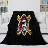 Load image into Gallery viewer, Pittsburgh Pirates Blanket Flannel Throw Room Decoration