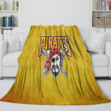 Load image into Gallery viewer, Pittsburgh Pirates Blanket Flannel Throw Room Decoration