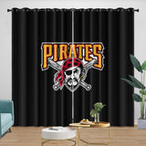 Charger l&#39;image dans la visionneuse de la galerie, Pittsburgh Pirates Curtains Blackout Window Drapes Room Decoration