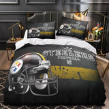 Load image into Gallery viewer, Pittsburgh Steelers Bedding Set Duvet Cover Without Filler