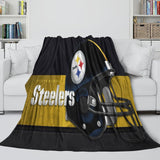 Load image into Gallery viewer, Pittsburgh Steelers Blanket Flannel Fleece Throw Room Decoration