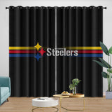 Load image into Gallery viewer, Pittsburgh Steelers Curtains Blackout Window Drapes Room Decoration