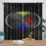 Load image into Gallery viewer, Pittsburgh Steelers Curtains Blackout Window Drapes Room Decoration