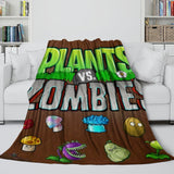 Load image into Gallery viewer, Plants vs Zombies Blanket Flannel Fleece Kids Room Decoration