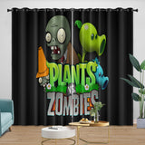 Charger l'image dans la visionneuse de la galerie, Plants vs Zombies Curtains Blackout Window Drapes Room Decoration