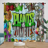 Charger l'image dans la visionneuse de la galerie, Plants vs Zombies Curtains Blackout Window Drapes Room Decoration