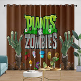 Charger l'image dans la visionneuse de la galerie, Plants vs Zombies Curtains Blackout Window Drapes Room Decoration