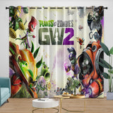 Charger l'image dans la visionneuse de la galerie, Plants vs Zombies Curtains Blackout Window Drapes Room Decoration
